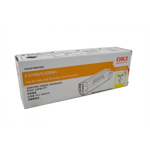 Original Genuine OKI C3200 YELLOW High Capacity   42804541